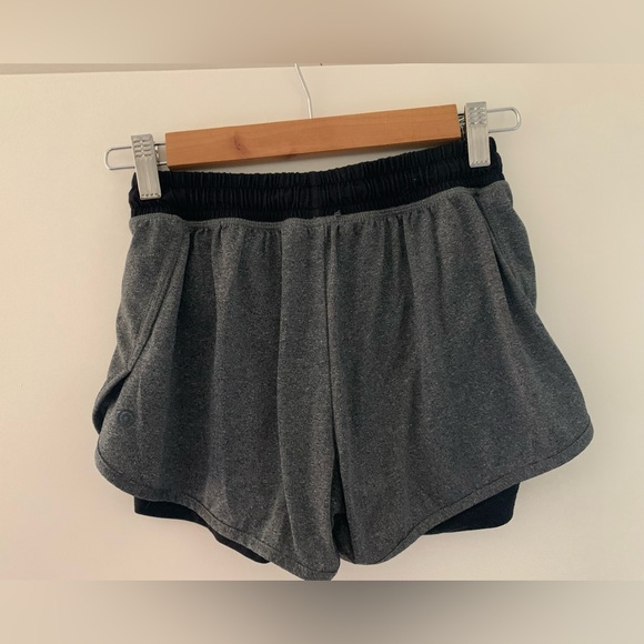 Champion size xs gray and black athletic shorts - Picture 2 of 4